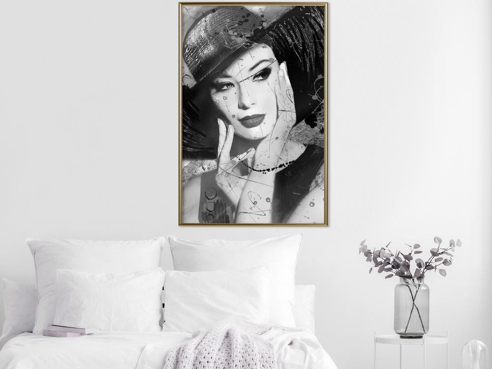 Wall Decor Portrait - Extraordinary Beauty-artwork for wall with acrylic glass protection