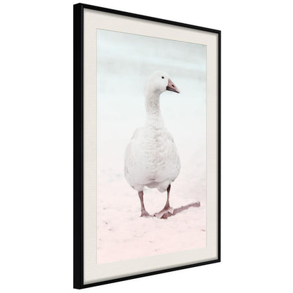 Frame Wall Art - Walking Goose-artwork for wall with acrylic glass protection
