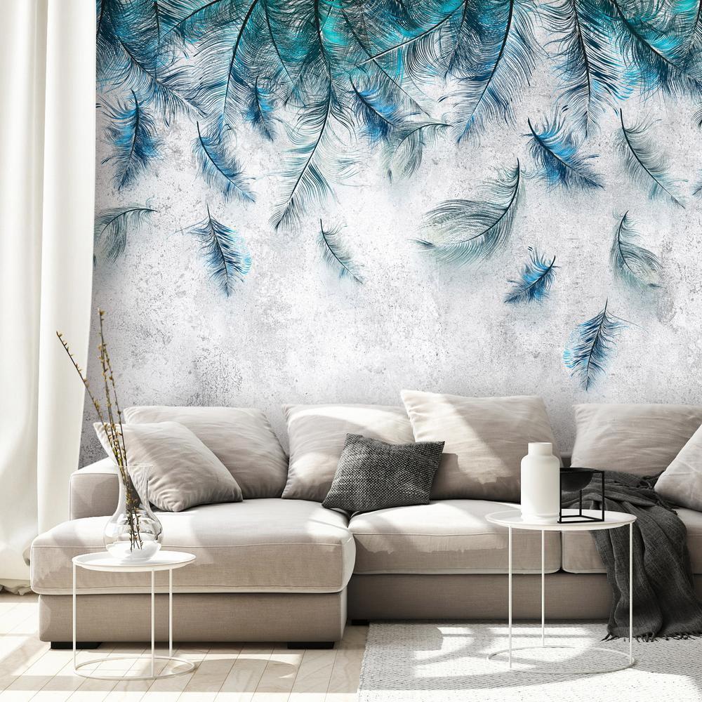 Wall Mural - Sapphire Breeze-Wall Murals-ArtfulPrivacy