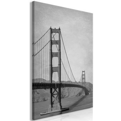 Canvas Print - City Connecting Bridges (1-part) - Architecture Photography USA-ArtfulPrivacy-Wall Art Collection