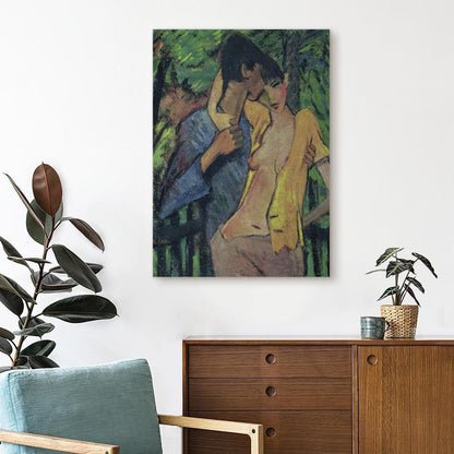 Canvas Print - Couple in Love-ArtfulPrivacy-Wall Art Collection