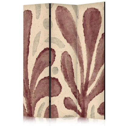 Room Divider - Waving Leaves - Irregular Plant Shapes in the Style of Matisse