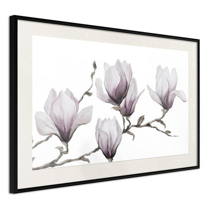 Botanical Wall Art - On the Twig-artwork for wall with acrylic glass protection