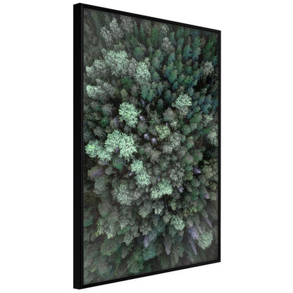 Framed Art - World from High Above-artwork for wall with acrylic glass protection