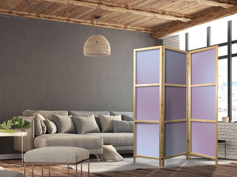 Japanese Room Divider - Complex Gradient - Gradient Composition in Nostalgic Colors