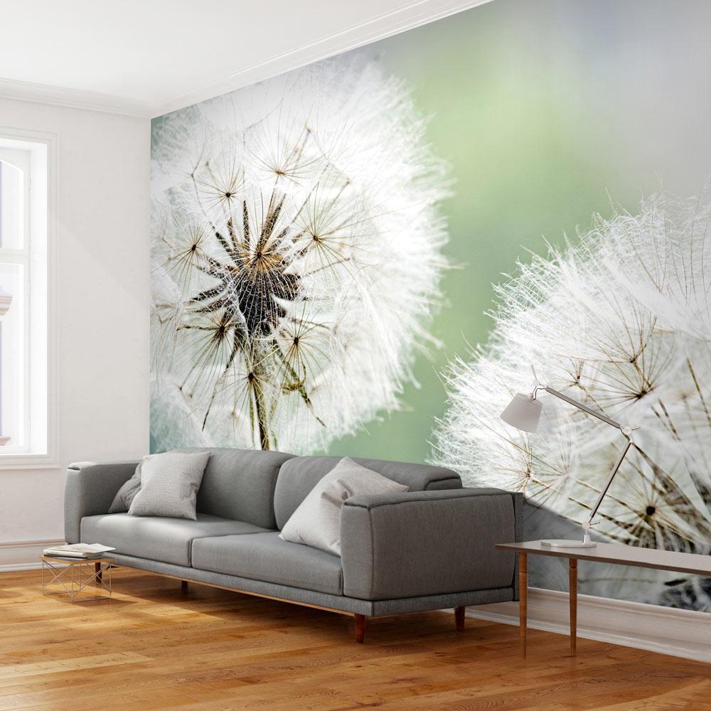 Wall Mural - Two dandelions-Wall Murals-ArtfulPrivacy