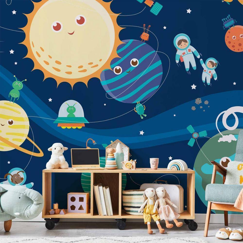 Wall Mural - Happy Planets