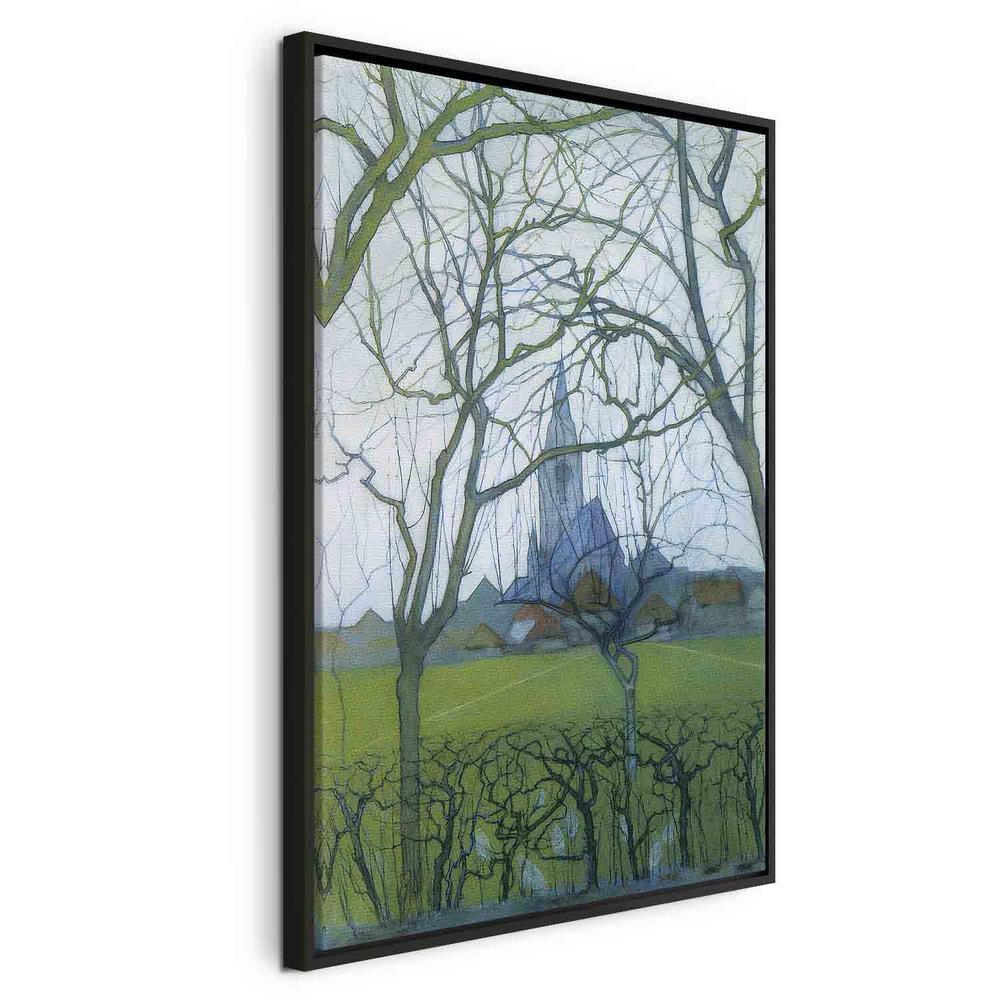 Impression sur toile - Église Saint-Jacques (Piet Mondrian)