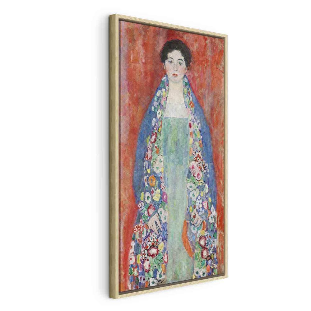 Canvas Print - Portrait of Fräulein Lieser (Gustav Klimt)