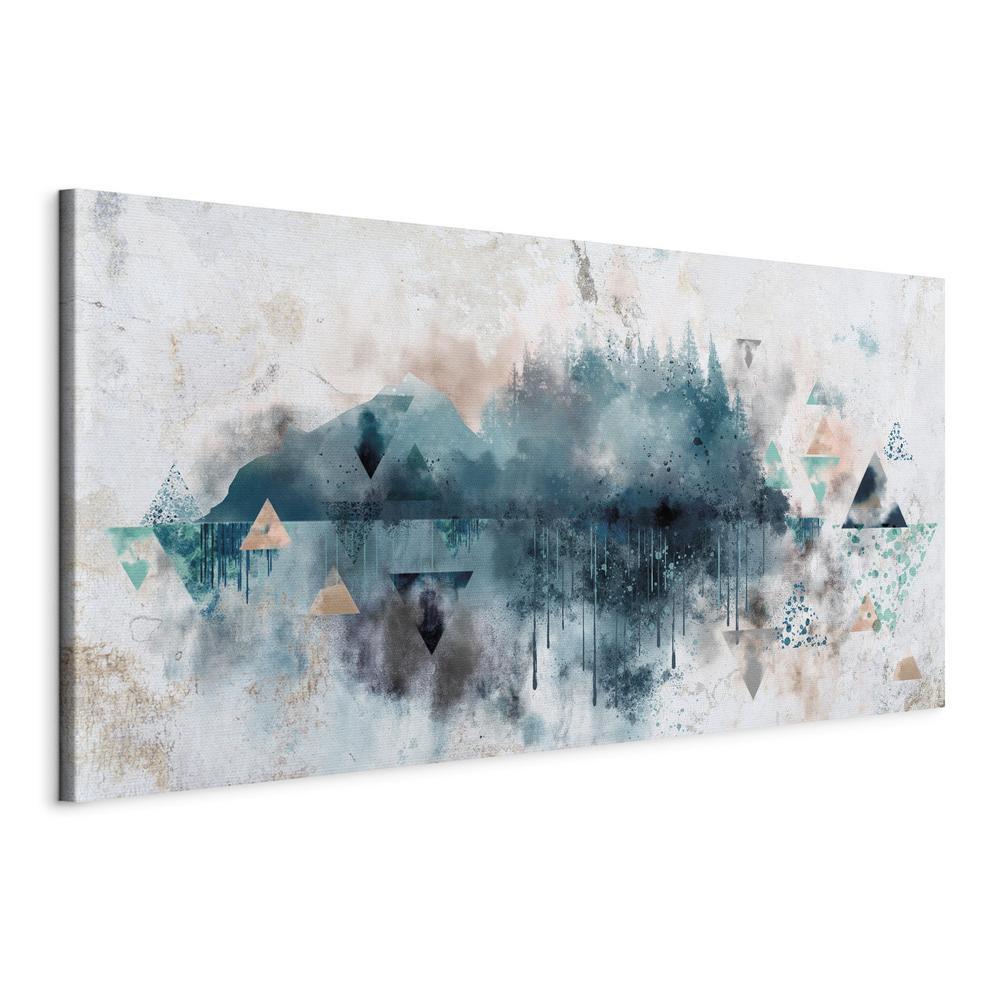 Canvas Print - Geometric Landscape (1 Part)-ArtfulPrivacy-Wall Art Collection