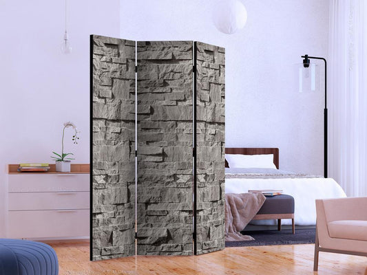 Decorative partition-Room Divider - Stone Tab-Folding Screen Wall Panel by ArtfulPrivacy