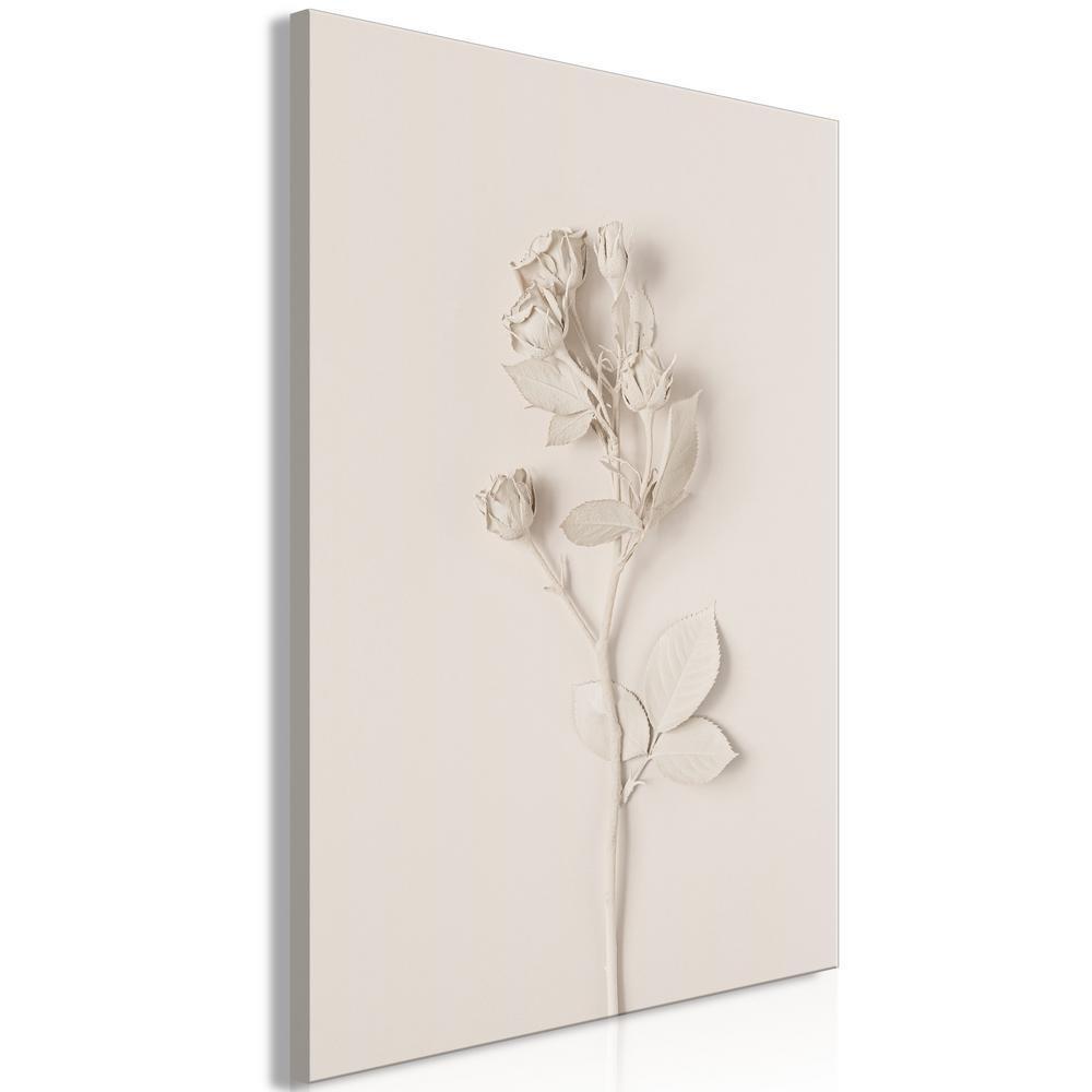 Canvas Print - Harmonious Rose (1 Part) Vertical