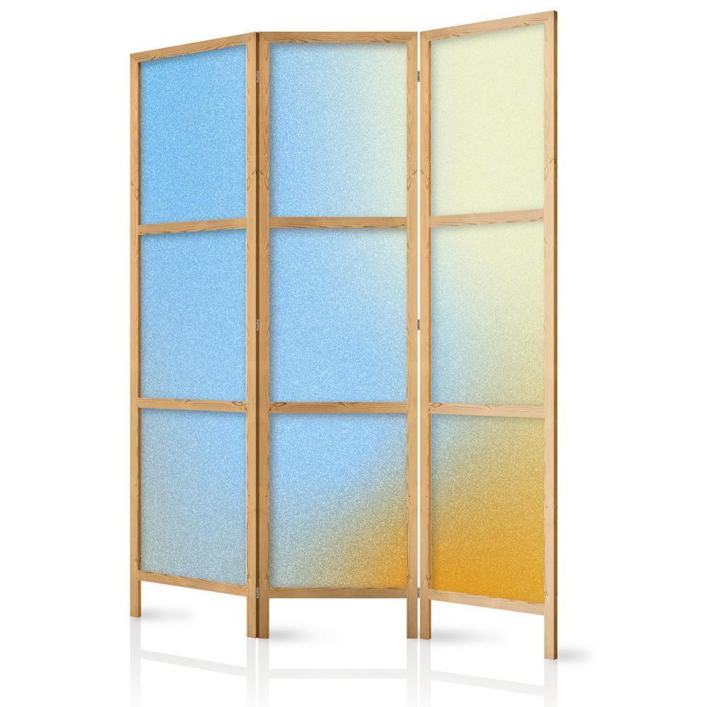 Japanese Room Divider - Energetic Gradient - Gradient Composition in Vibrant Colors