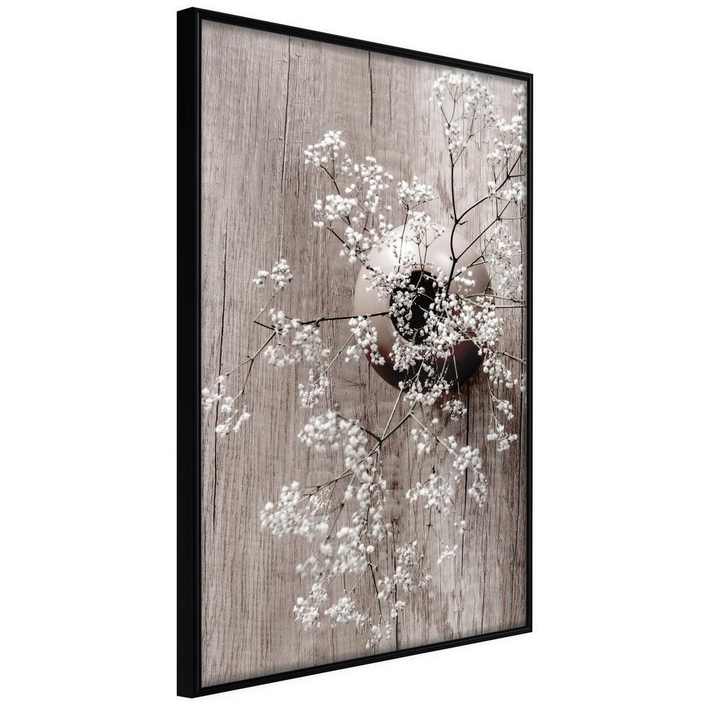 Autumn Framed Poster - Reminiscence of Spring-artwork for wall with acrylic glass protection