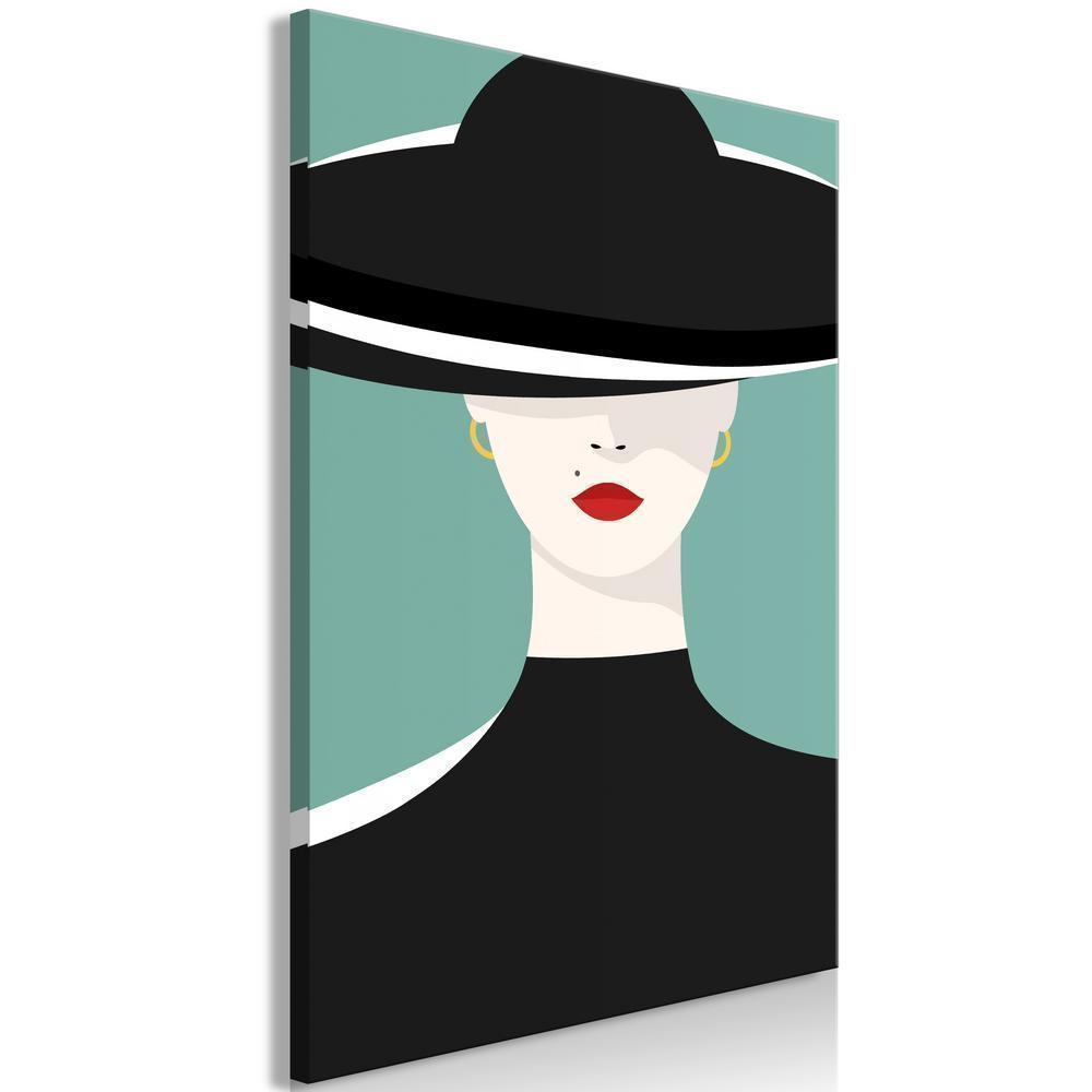 Canvas Print - Femininity (1 Part) Vertical-ArtfulPrivacy-Wall Art Collection