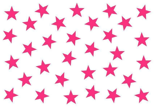 Wall Mural - Pink Star-Wall Murals-ArtfulPrivacy