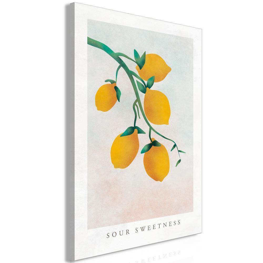 Canvas Print - Sour Sweetness (1 Part) Vertical-ArtfulPrivacy-Wall Art Collection