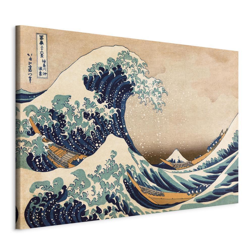 Canvas Print - The Great Wave off Kanagawa (Reproduction)-ArtfulPrivacy-Wall Art Collection