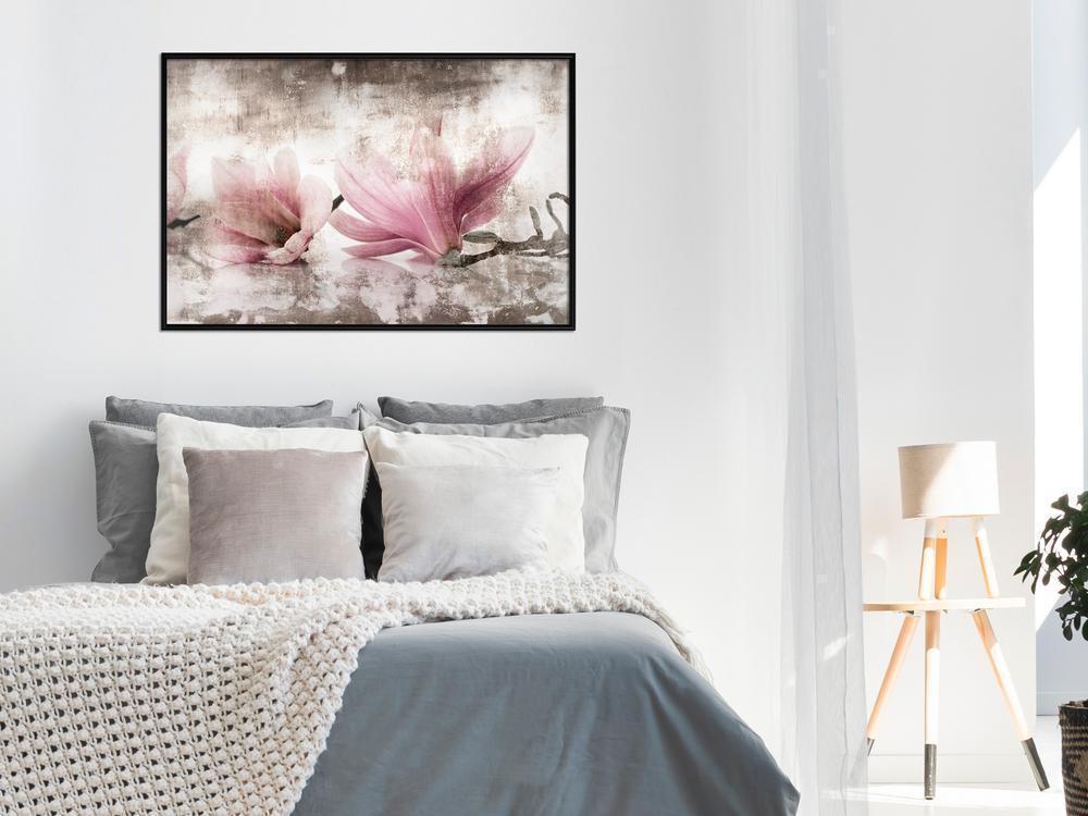 Botanical Wall Art - Picked Magnolias-artwork for wall with acrylic glass protection