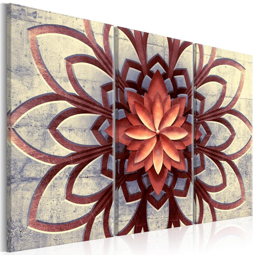 Canvas Print - Fan (3 Parts)-ArtfulPrivacy-Wall Art Collection
