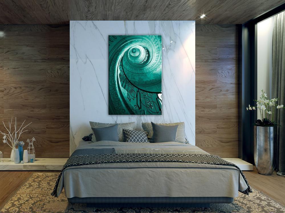 Canvas Print - Architectural Spiral (1 Part) Vertical-ArtfulPrivacy-Wall Art Collection