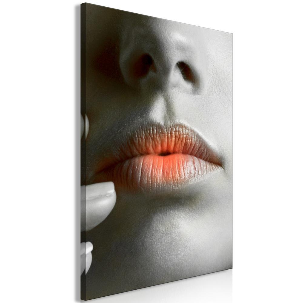Canvas Print - Hot Lips (1 Part) Vertical-ArtfulPrivacy-Wall Art Collection
