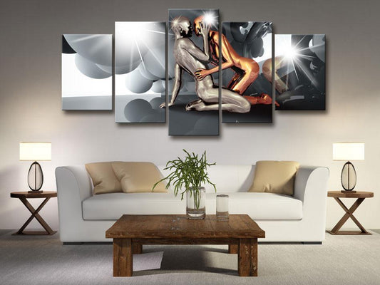 Canvas Print - Lovers of the Future-ArtfulPrivacy-Wall Art Collection