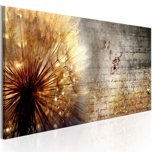 Canvas Print - Golden Dandelion-ArtfulPrivacy-Wall Art Collection