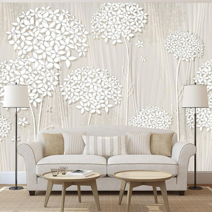 Wall Mural - Creamy Daintiness-Wall Murals-ArtfulPrivacy