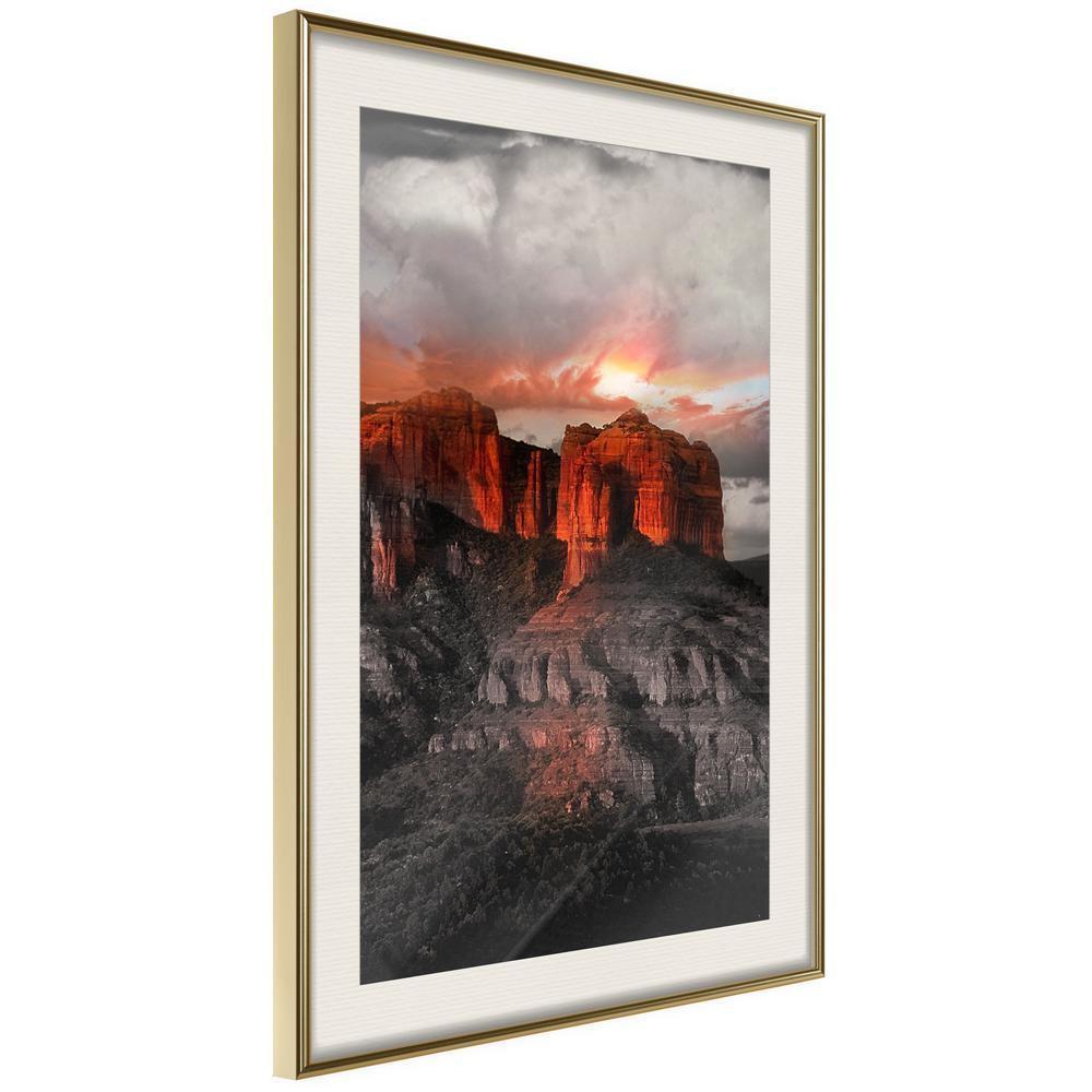 Framed Art - Power of Nature-artwork for wall with acrylic glass protection