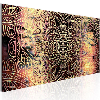 Canvas Print - Mandala: Sunny Poetry-ArtfulPrivacy-Wall Art Collection