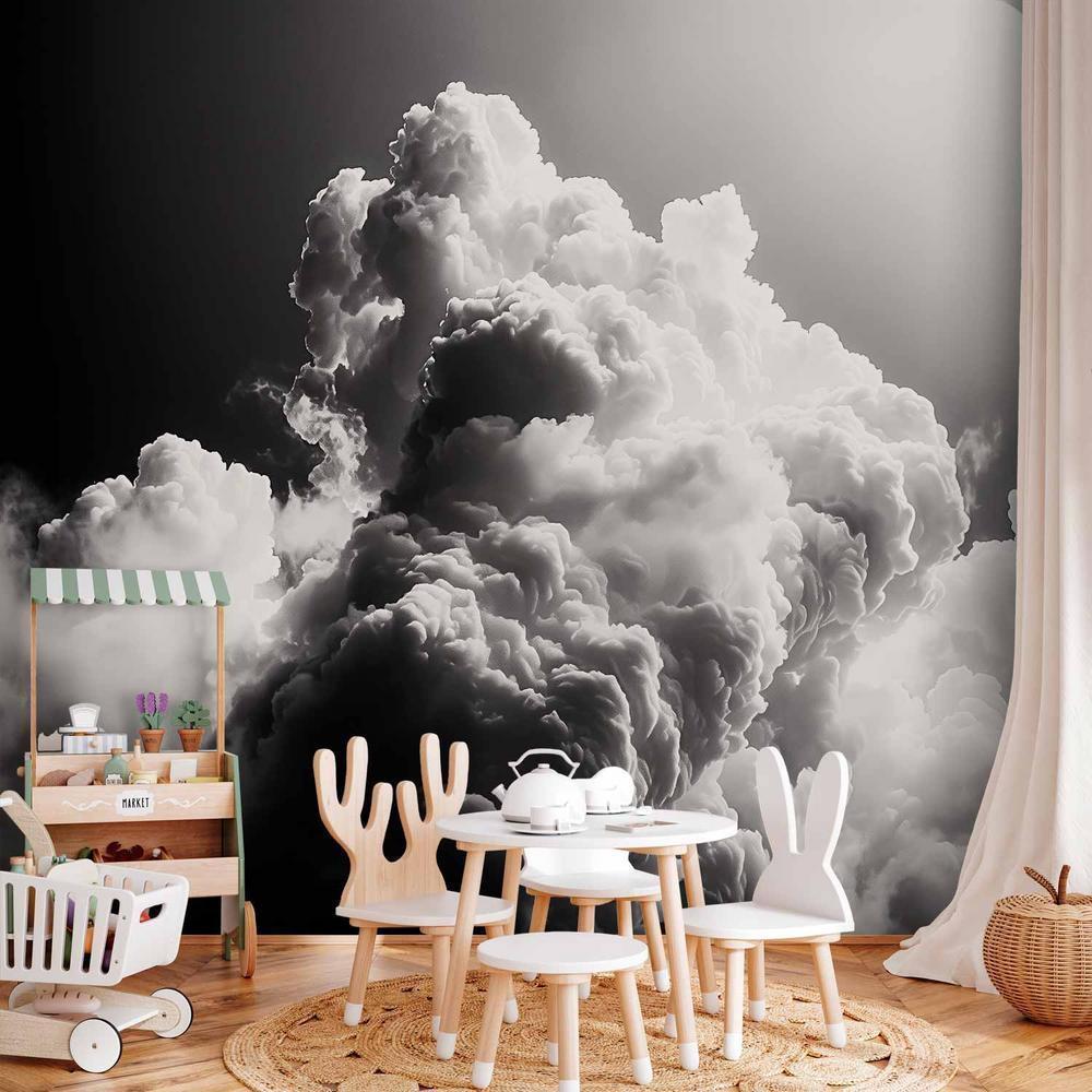 Wall Mural - Clouds Like from Dreams: Let the Sun Illuminate Your Day – A Visual Feast