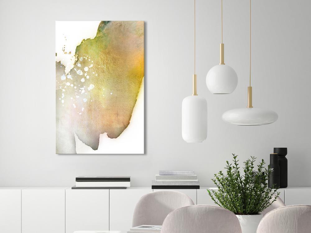 Canvas Print - Golden Touch (1 Part) Vertical-ArtfulPrivacy-Wall Art Collection