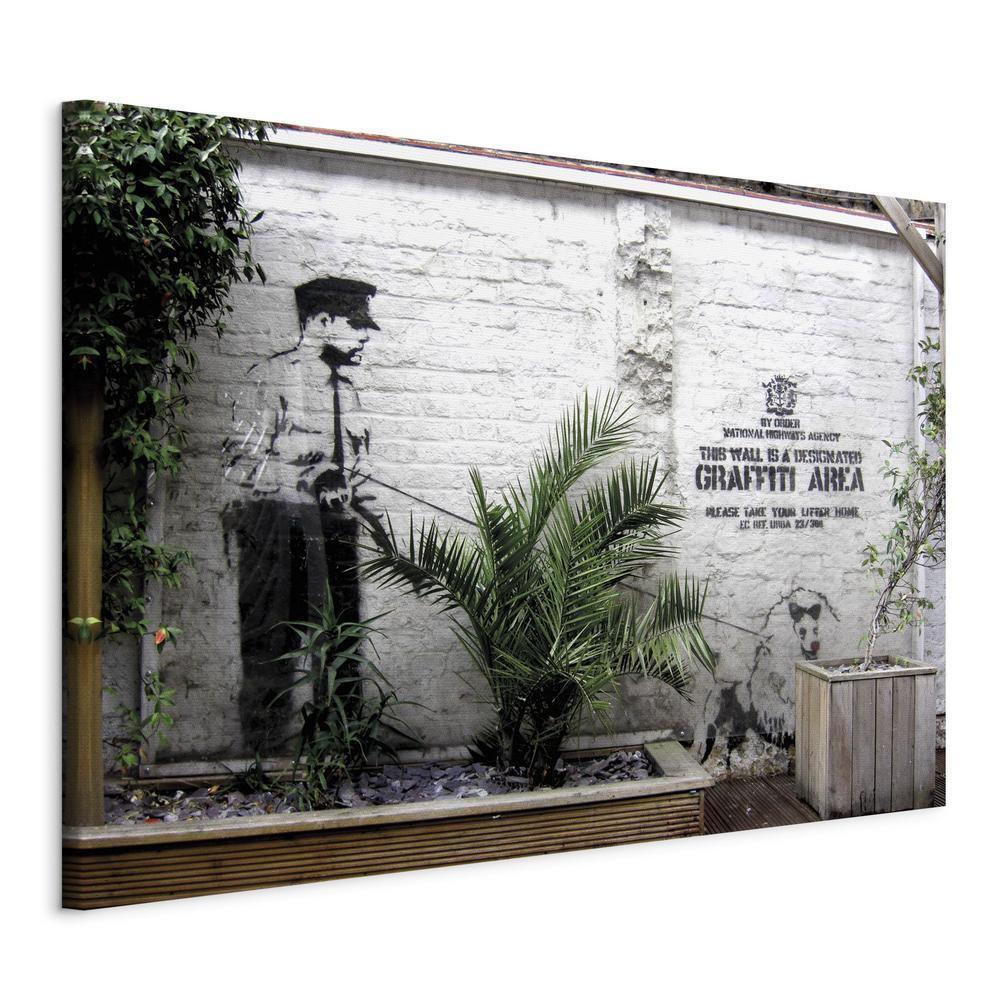 Canvas Print - Graffiti area (Banksy)-ArtfulPrivacy-Wall Art Collection