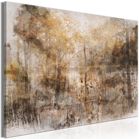 Canvas Print - Heart of the Forest (1 Part) Wide-ArtfulPrivacy-Wall Art Collection