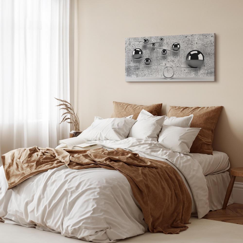 Canvas Print - Balls and Concrete (1 Part) Wide-ArtfulPrivacy-Wall Art Collection