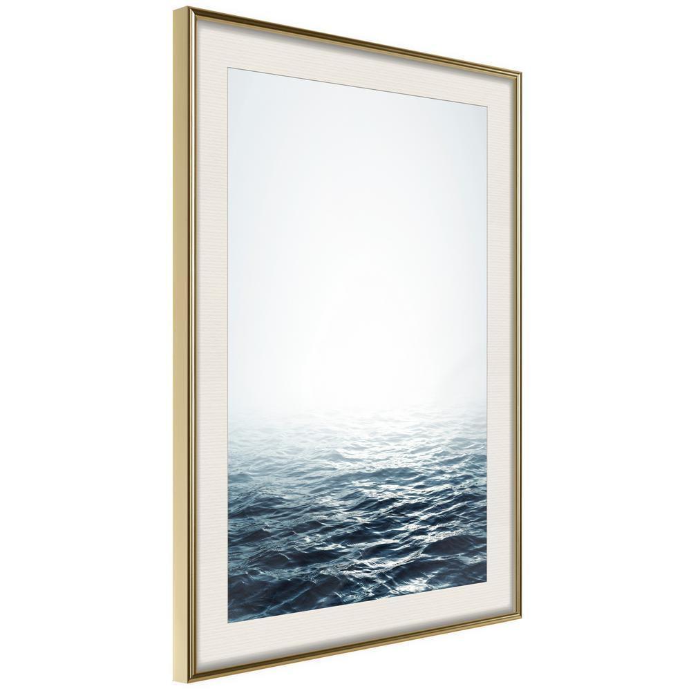 Framed Art - Endless Sea-artwork for wall with acrylic glass protection