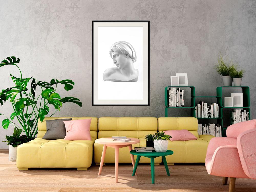 Black and white Wall Frame - The Famous Artist-artwork for wall with acrylic glass protection