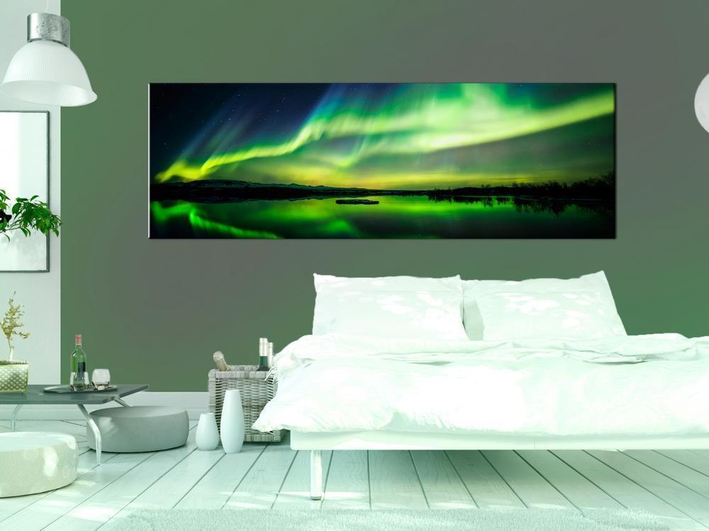 Canvas Print - Green Sky-ArtfulPrivacy-Wall Art Collection