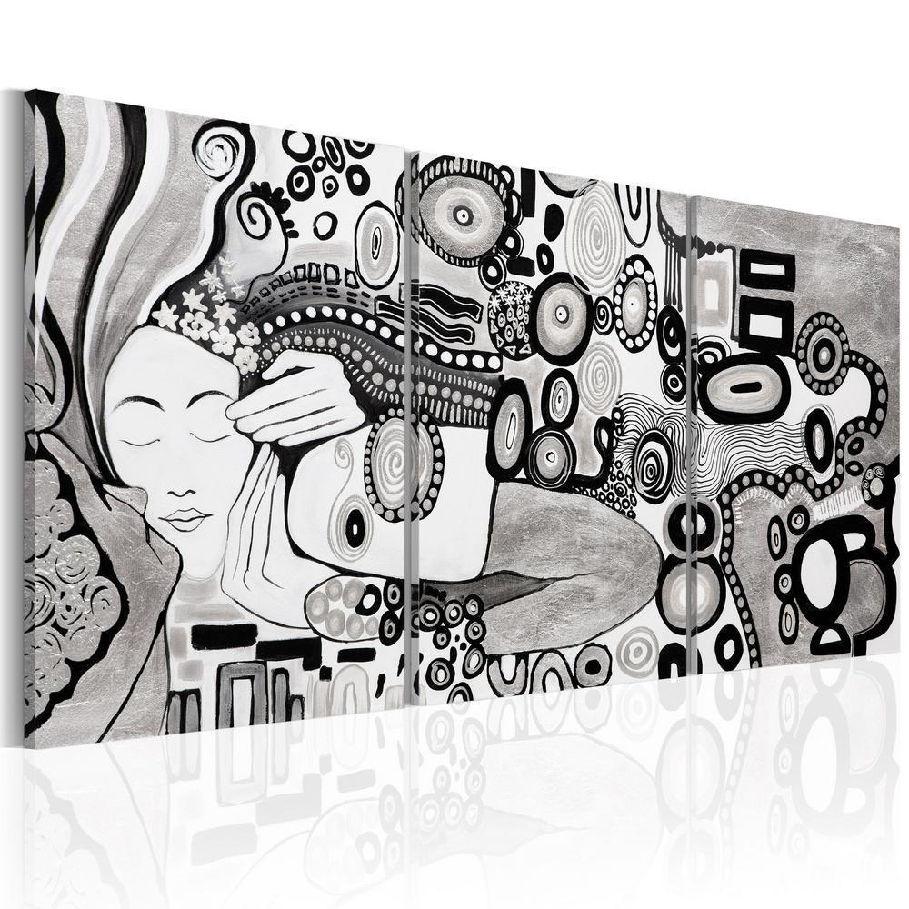 Canvas Print - Silver Kiss-ArtfulPrivacy-Wall Art Collection