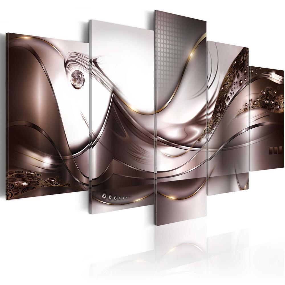 Durable Plexiglas Decorative Print - Acrylic Print - Golden Storm - ArtfulPrivacy