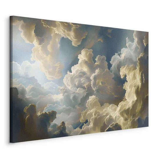 Canvas Print - Sun and Shadows: A Theatrical Display of Nature High Above the Earth