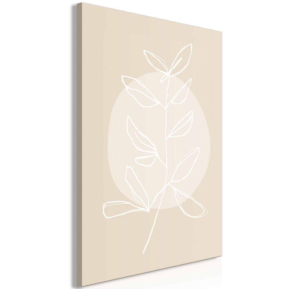 Canvas Print - Bright Twig (1 Part) Vertical-ArtfulPrivacy-Wall Art Collection