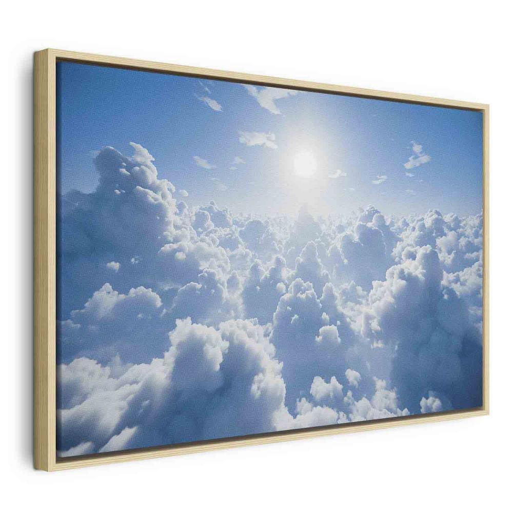 Canvas Print - Heavenly Calm: Warm Rays of the Sun