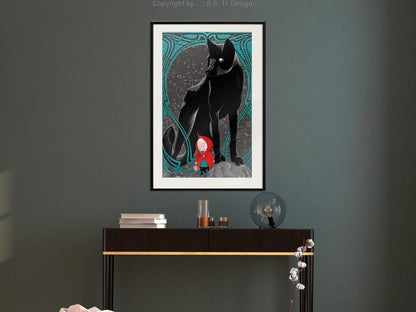 Frame Wall Art - Bad Wolf-artwork for wall with acrylic glass protection