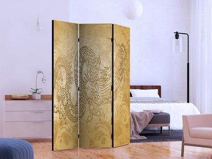 Decorative partition-Room Divider - Dragon-Folding Screen Wall Panel by ArtfulPrivacy