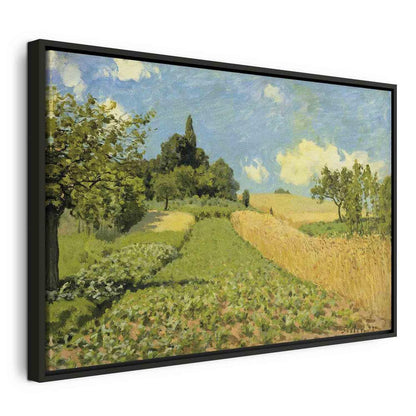 Canvas Print - The Cornfield (near Argenteuil) (Alfred Sisley)