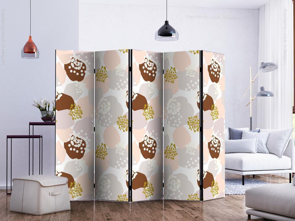 Decorative partition-Room Divider - Stains II-Folding Screen Wall Panel by ArtfulPrivacy