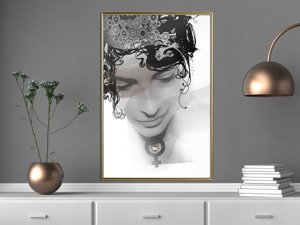 Wall Decor Portrait - Delicate Features-artwork for wall with acrylic glass protection