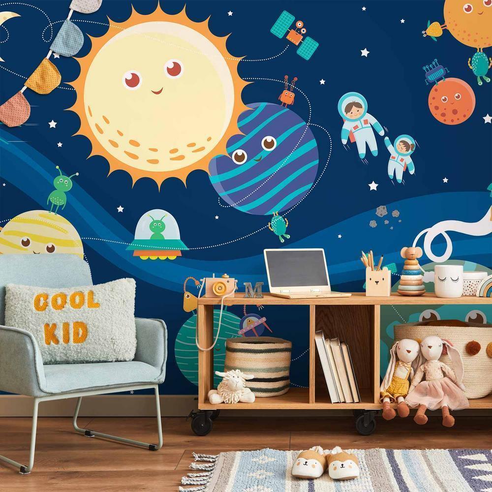 Wall Mural - Happy Planets